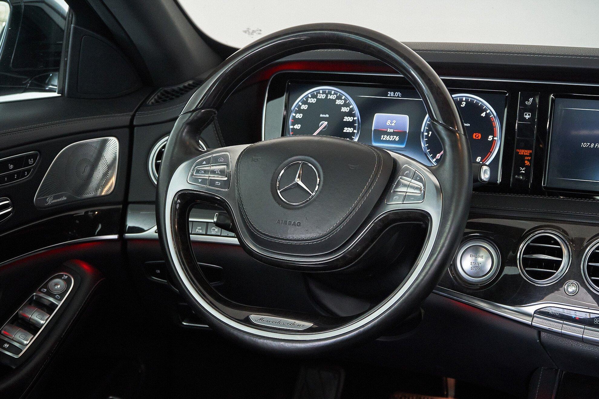 Mercedes-Benz S-Класс 2016, черный