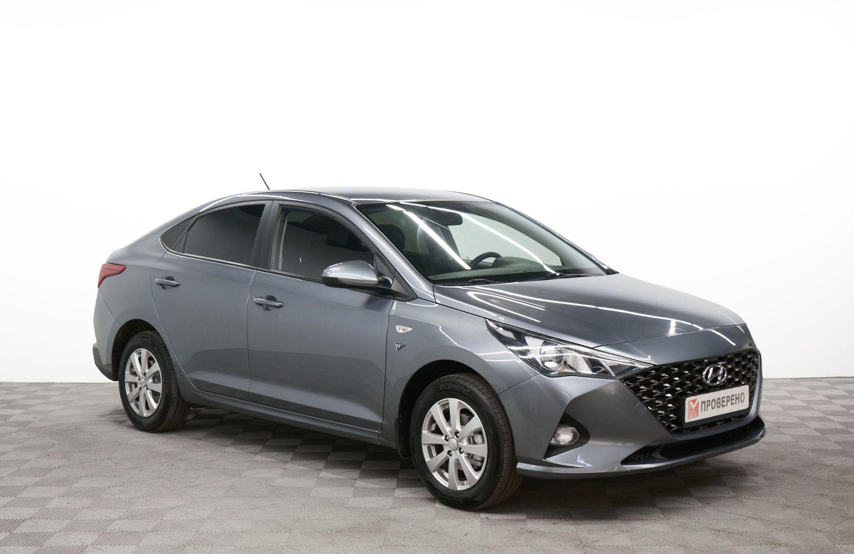 Hyundai Solaris 2021, серый