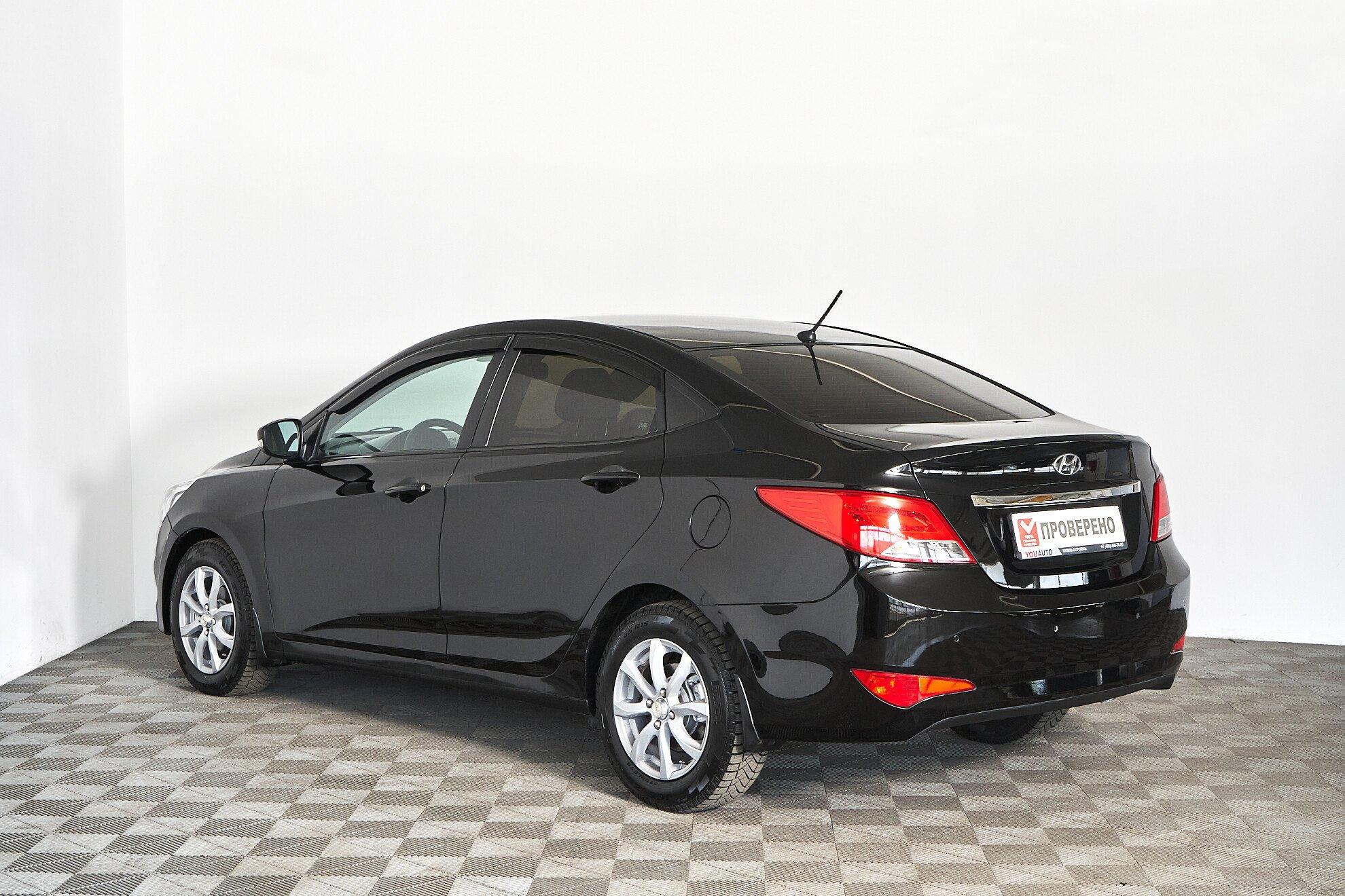 Hyundai Solaris 2014, черный
