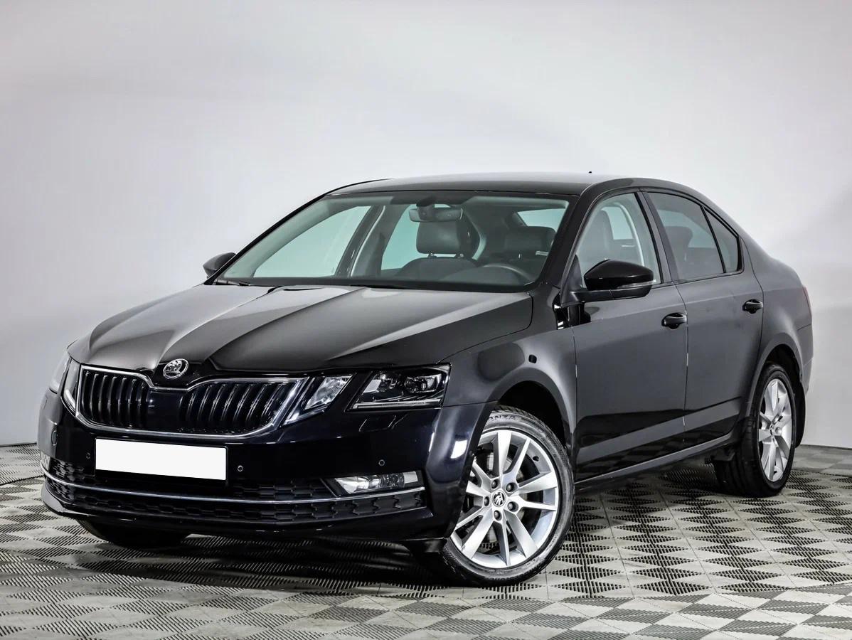 Skoda Octavia 2019, черный