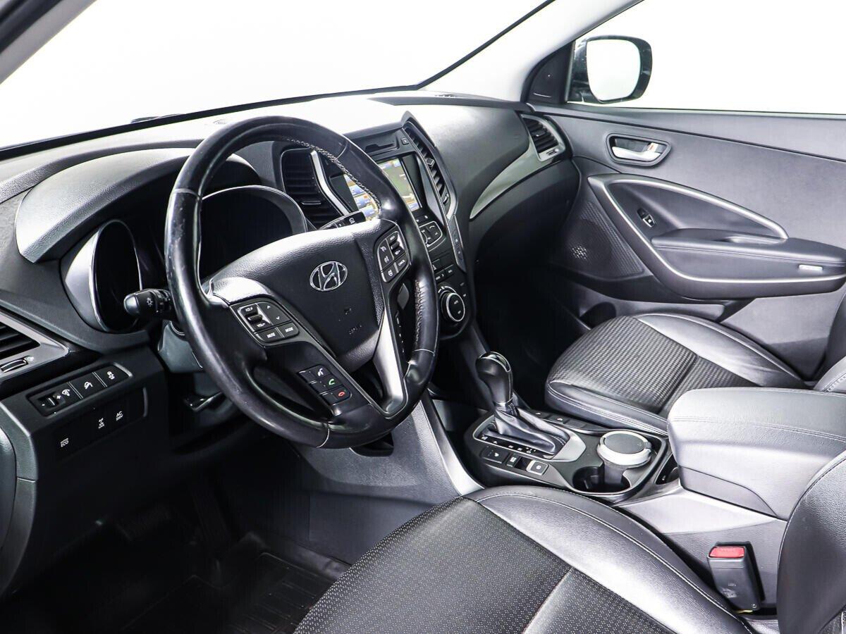 Hyundai Santa Fe 2015, серебряный