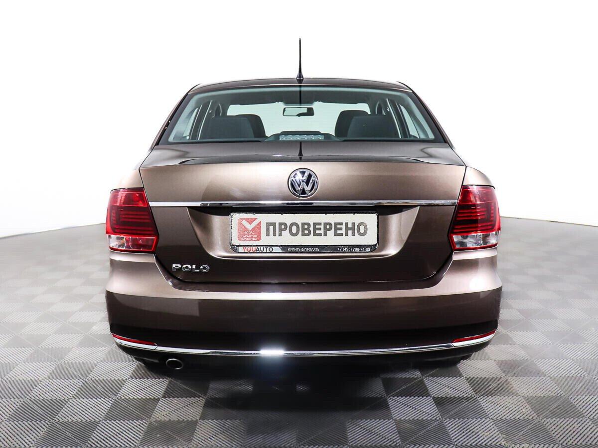 Volkswagen Polo 2019, коричневый