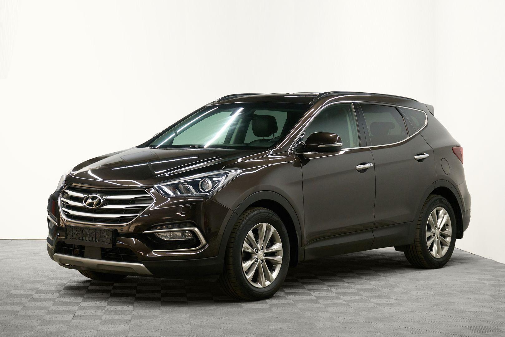 Hyundai Santa Fe 2017, коричневый
