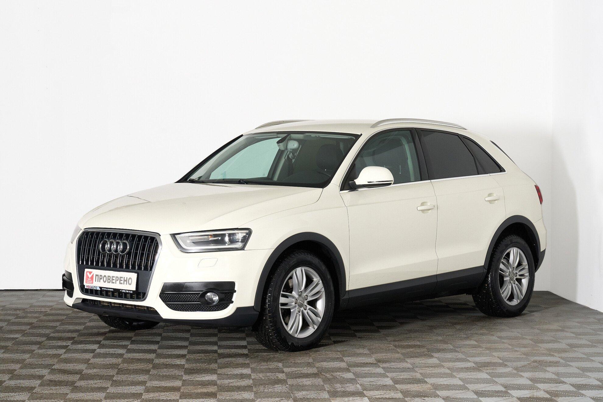 Audi Q3 2012, белый