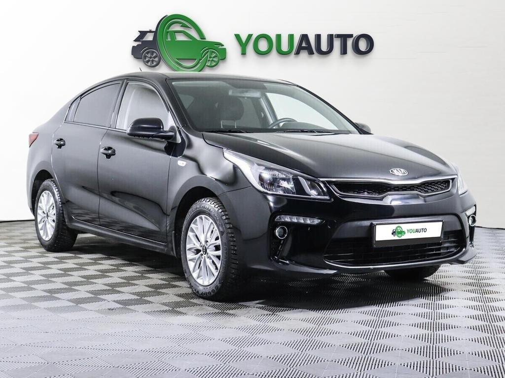 Kia Rio 2019, черный