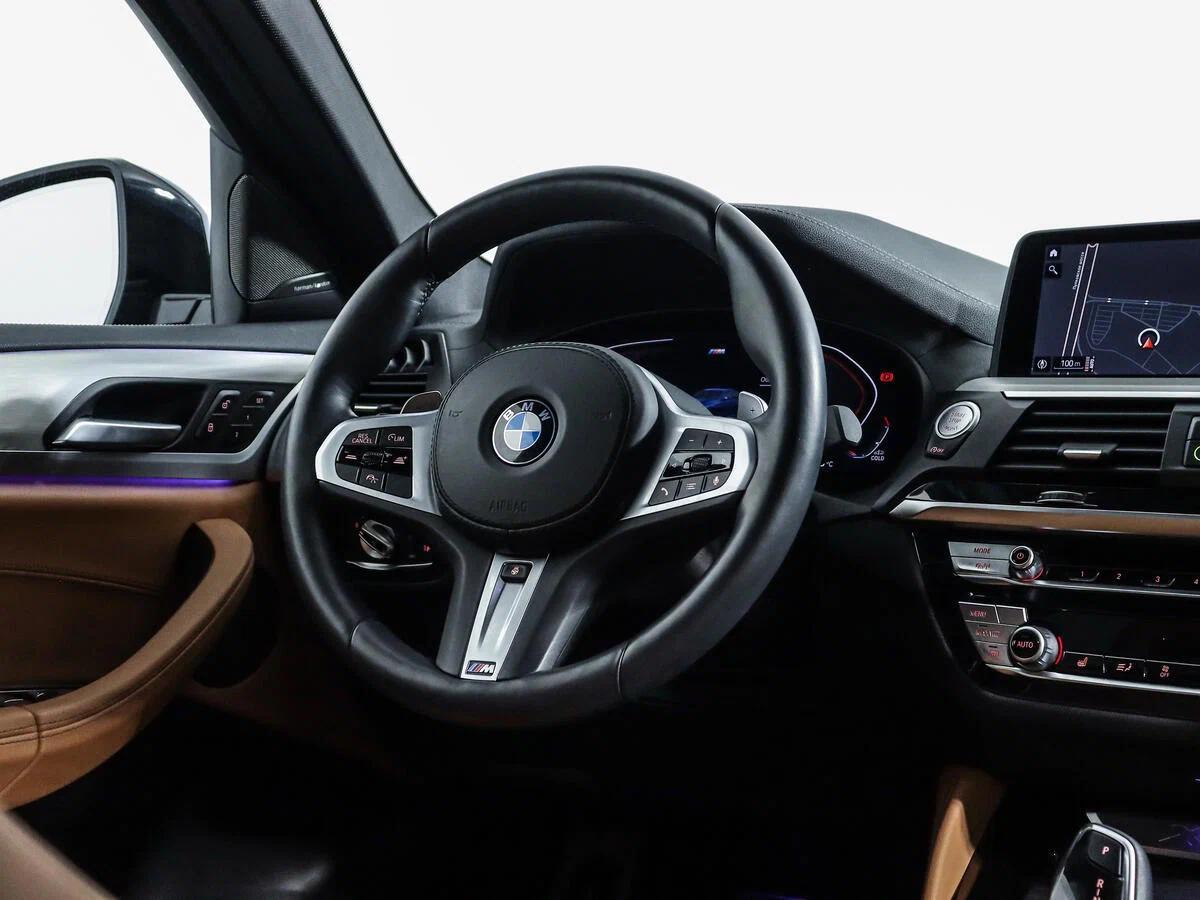 BMW X4 2021, синий
