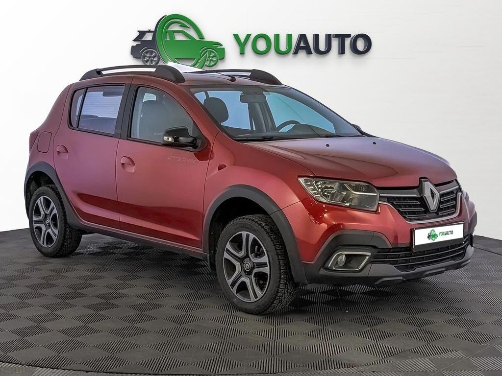 Renault Sandero 2019, красный