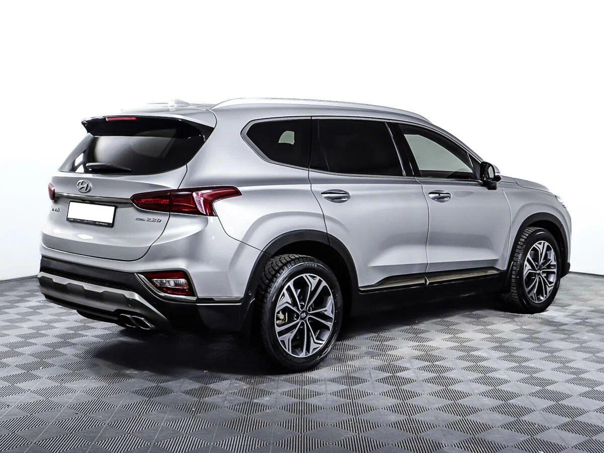 Hyundai Santa Fe 2020, серый
