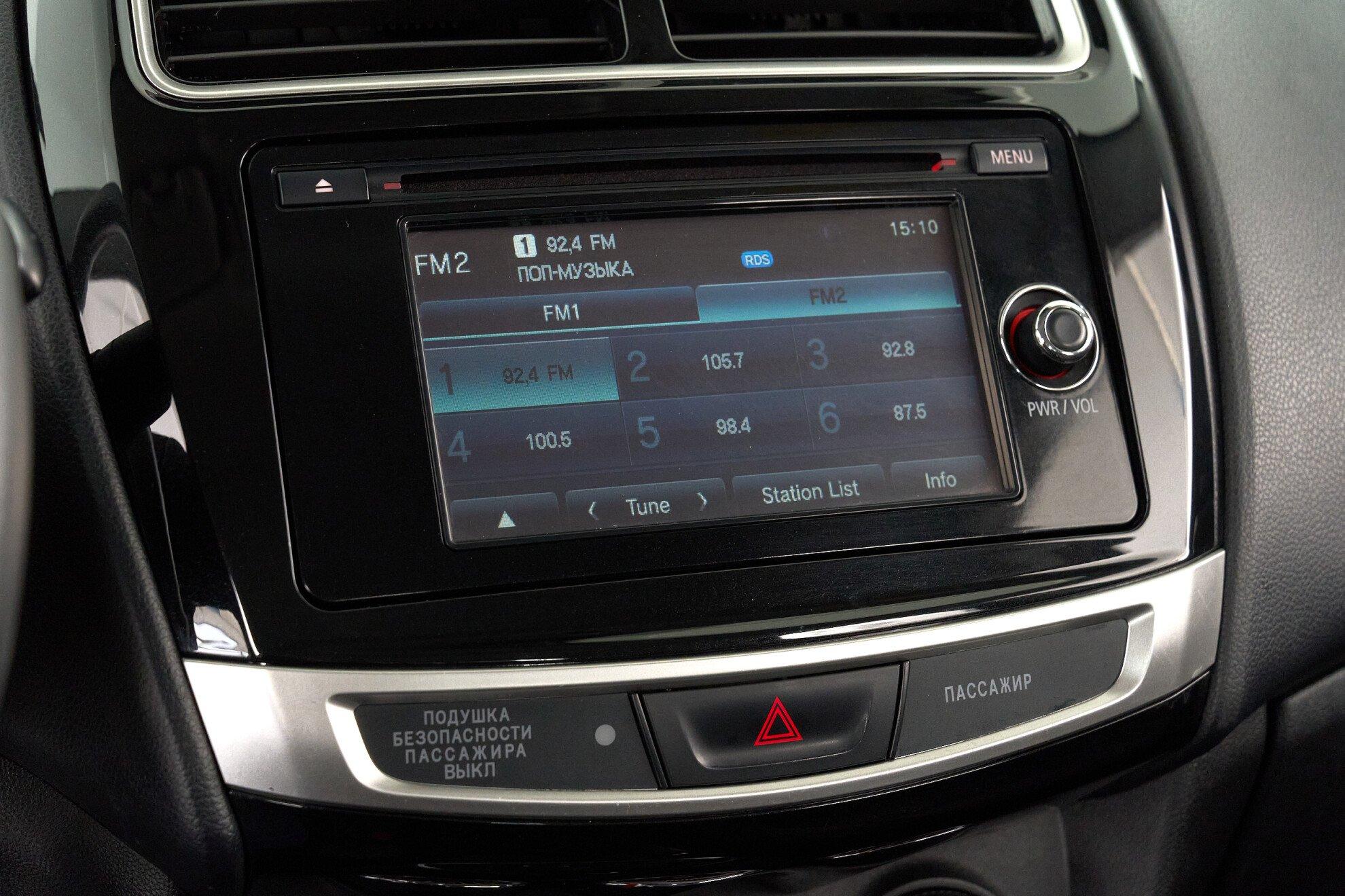Mitsubishi ASX 2014, черный