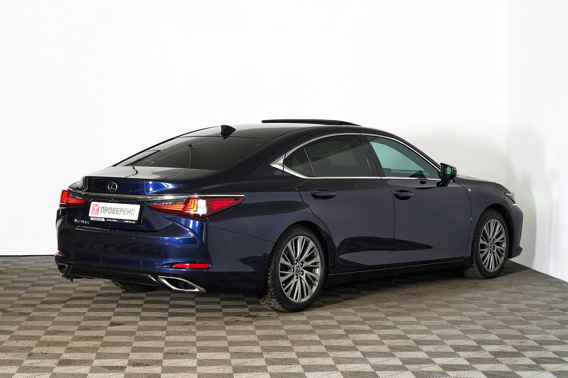Lexus ES 2018, синий