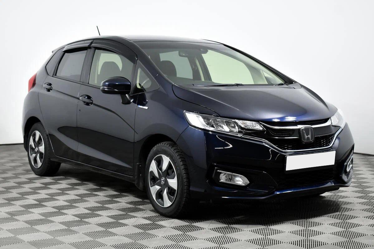 Honda Fit 2018, синий