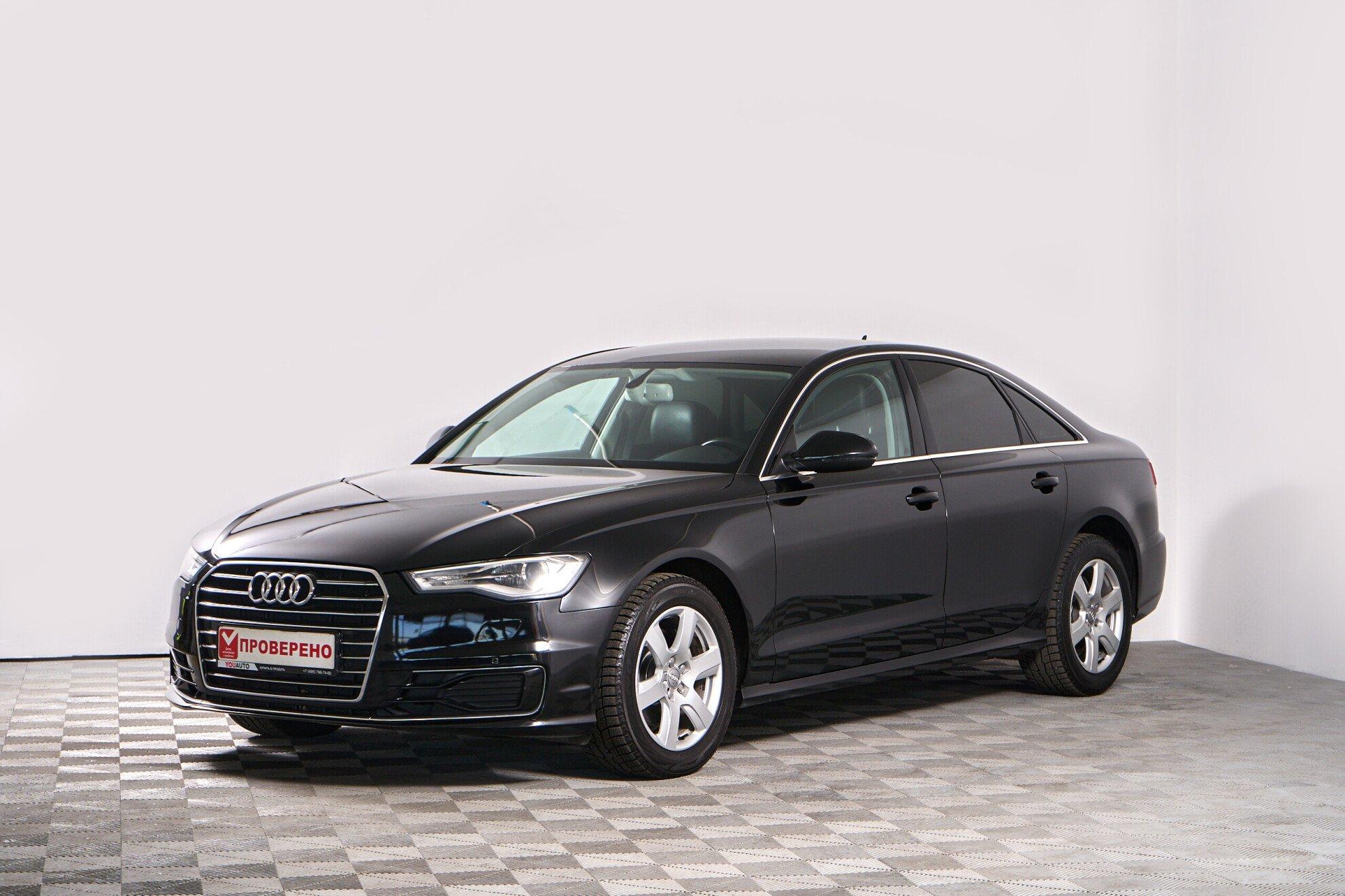 Audi A6 2017, черный