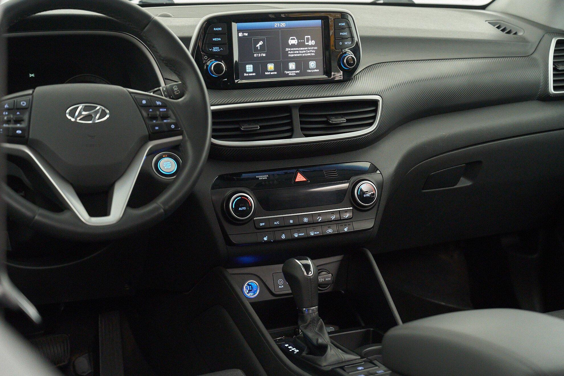 Hyundai Tucson 2018, белый