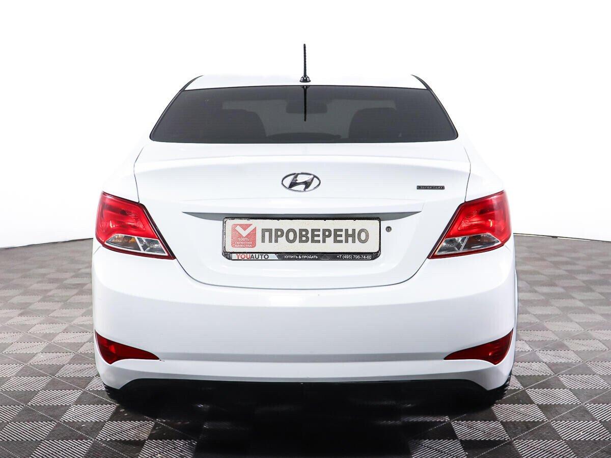 Hyundai Solaris 2016, белый