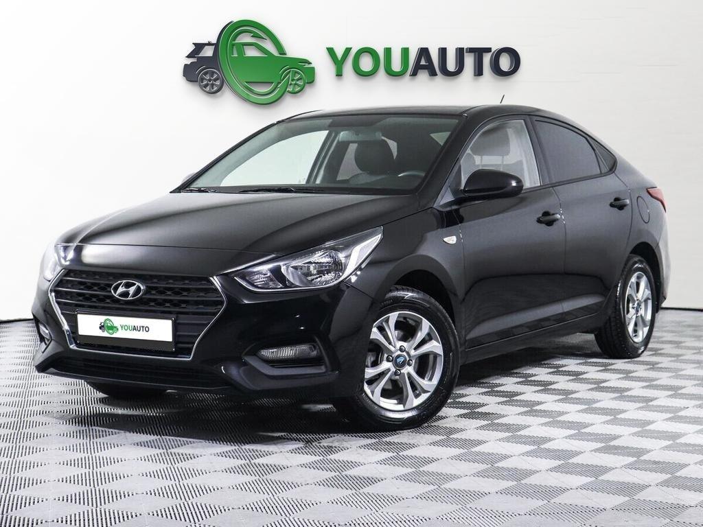 Hyundai Solaris 2019, черный