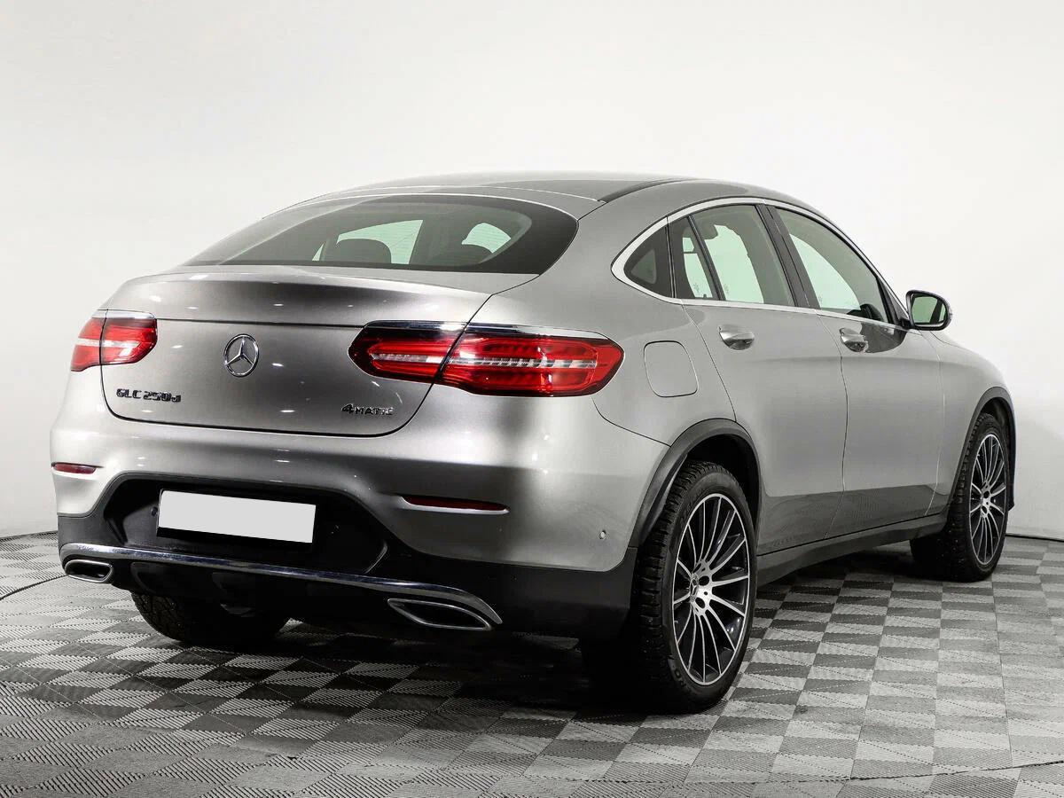 Mercedes-Benz GLC Coupe 2018, серый