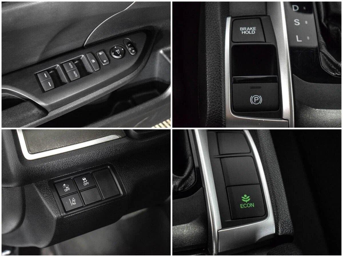 Honda Civic 2018, серебряный