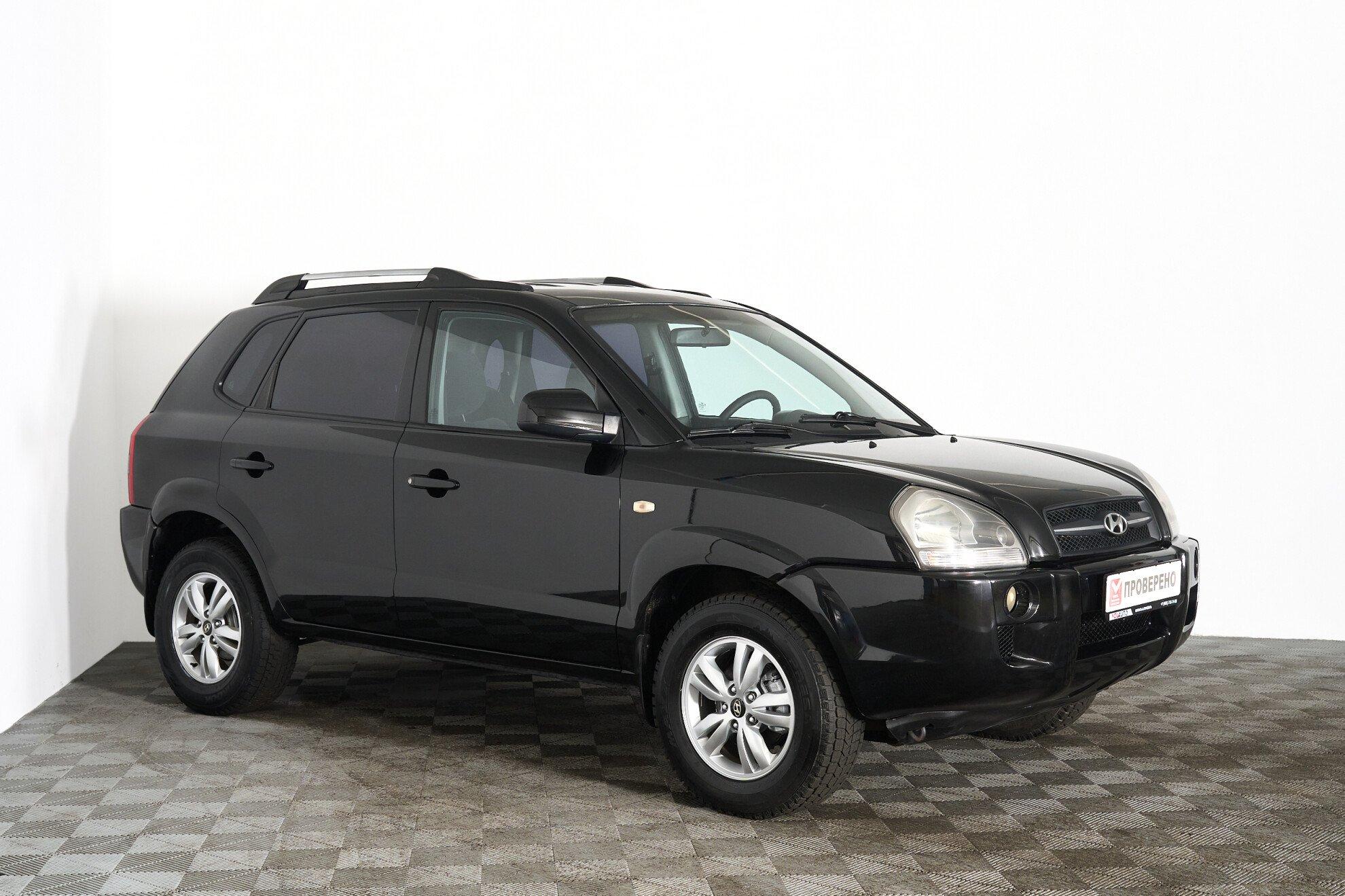 Hyundai Tucson 2007, черный