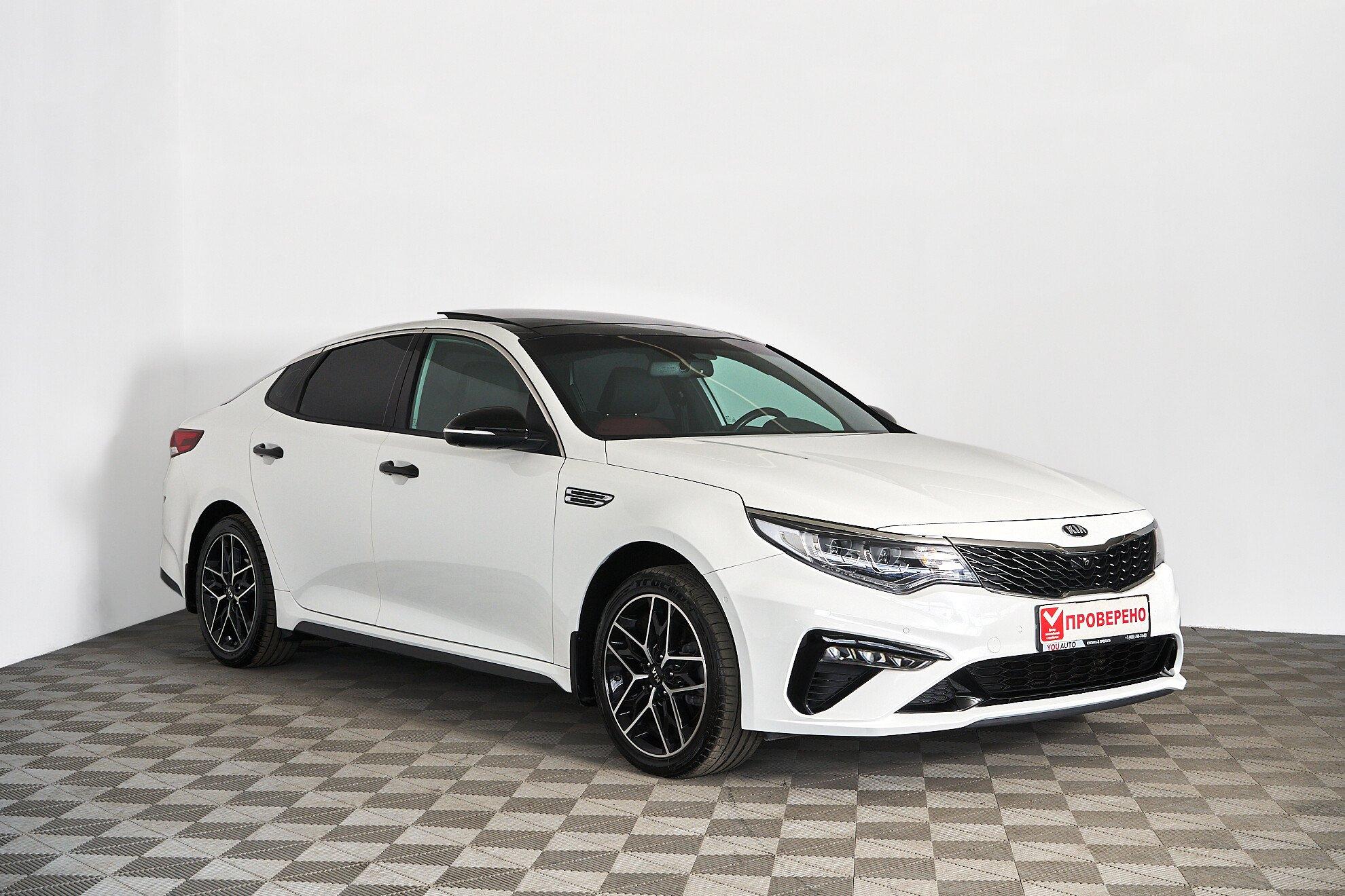 Kia Optima 2018, белый