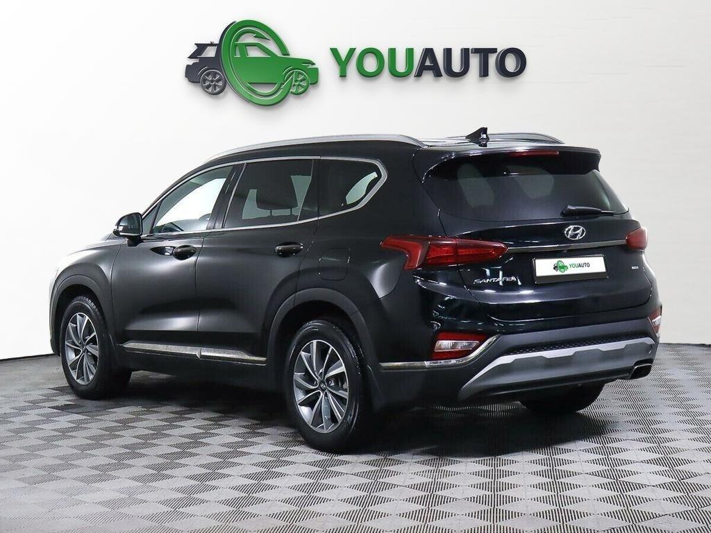 Hyundai Santa Fe 2020, черный