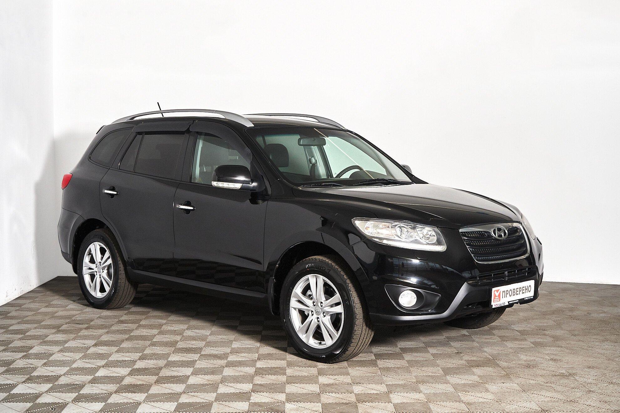 Hyundai Santa Fe 2011, черный