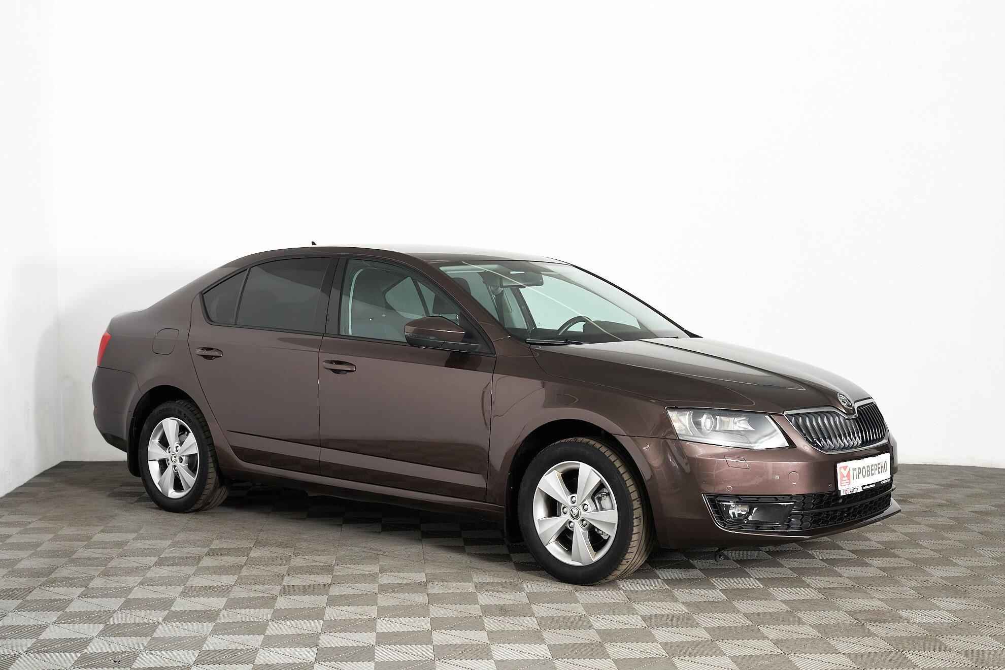 Skoda Octavia 2016, коричневый