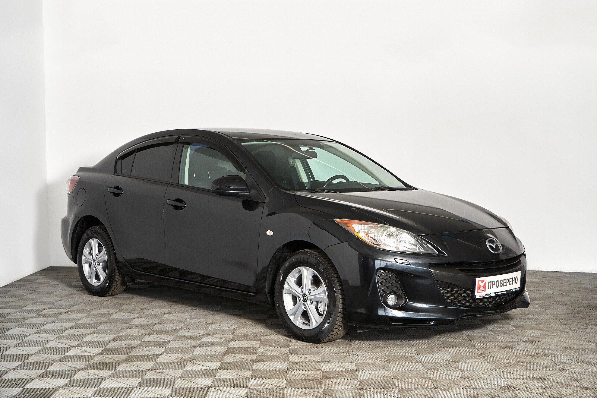 Mazda 3 2013, черный