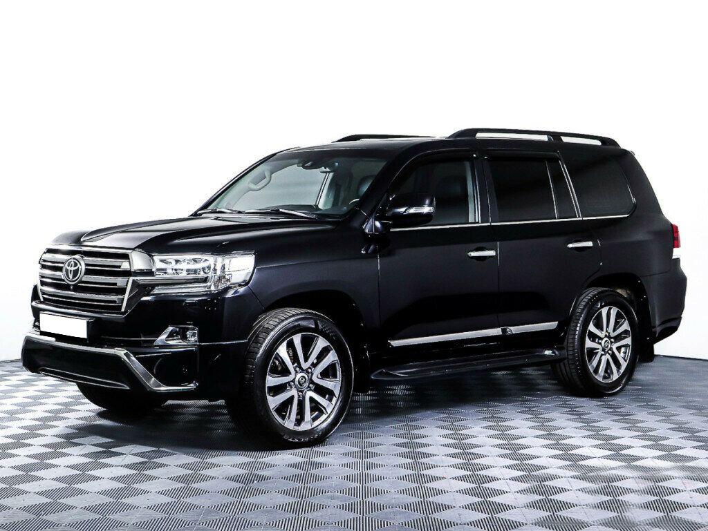 Toyota Land Cruiser 2019, черный