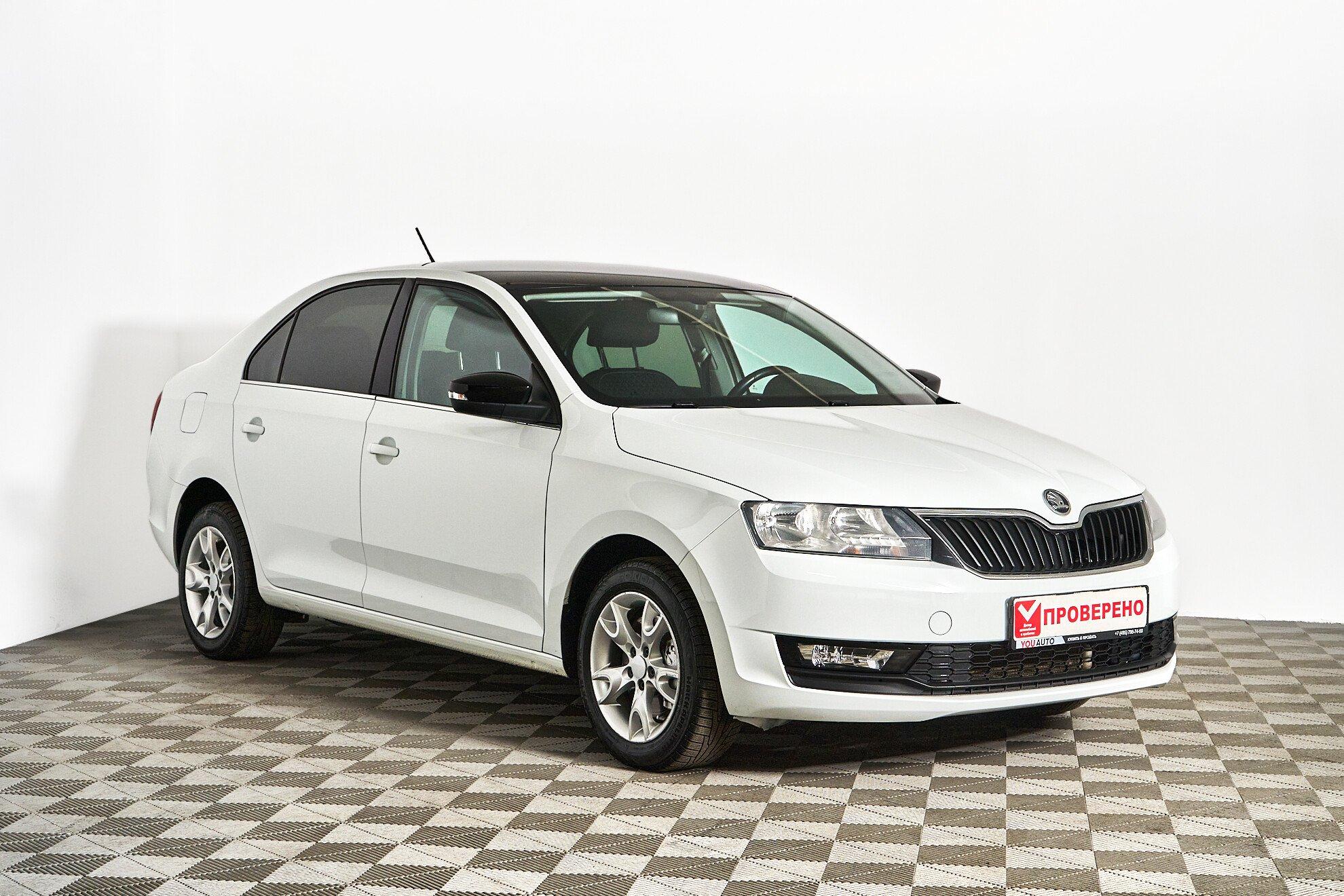 Skoda Rapid 2019, белый