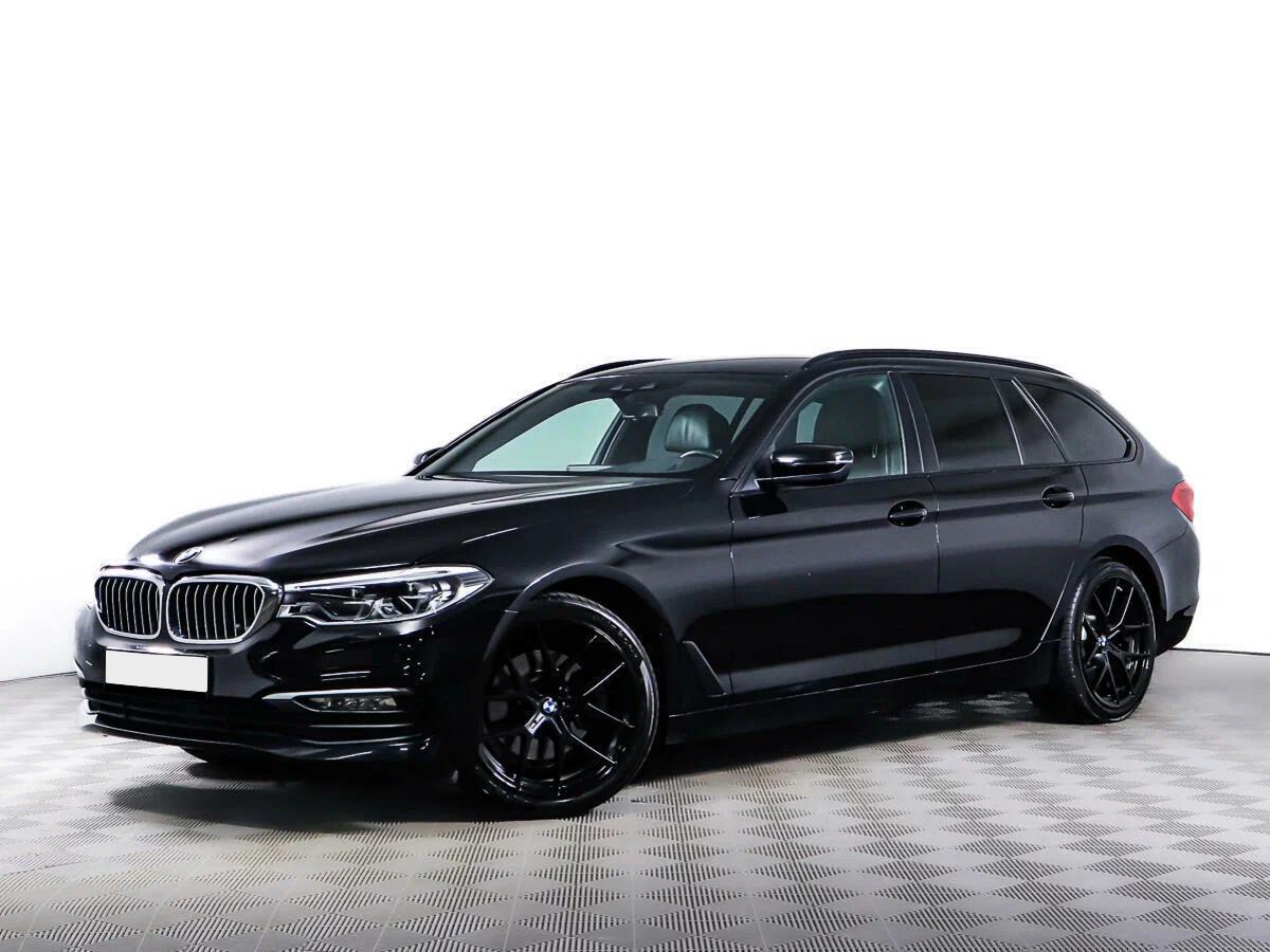 BMW 5 серии 2019, черный