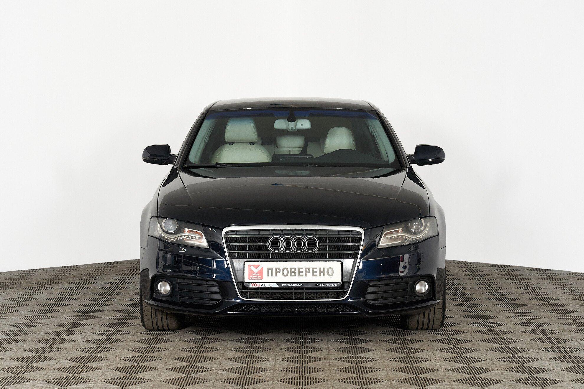 Audi A4 2010, синий