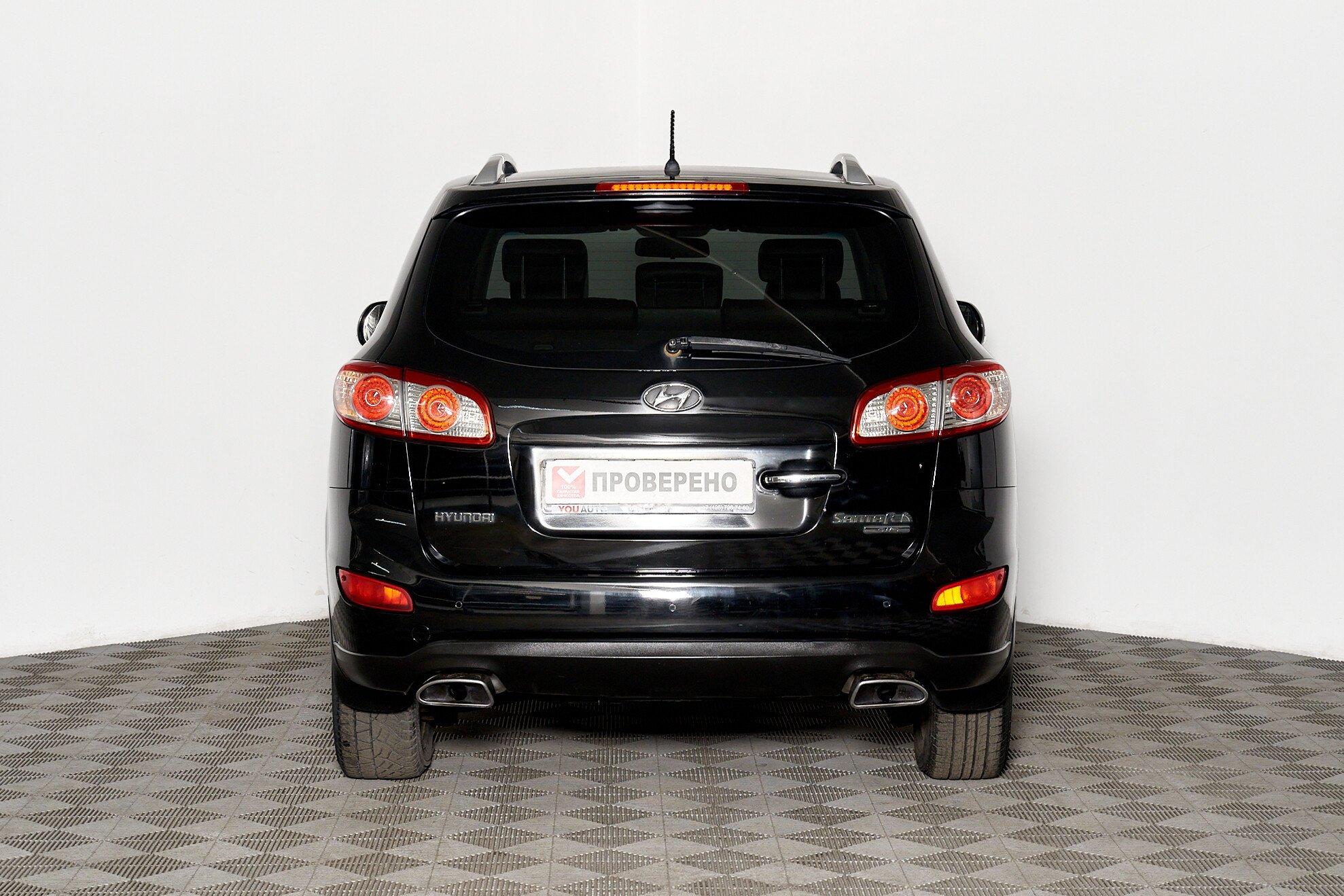 Hyundai Santa Fe 2010, черный