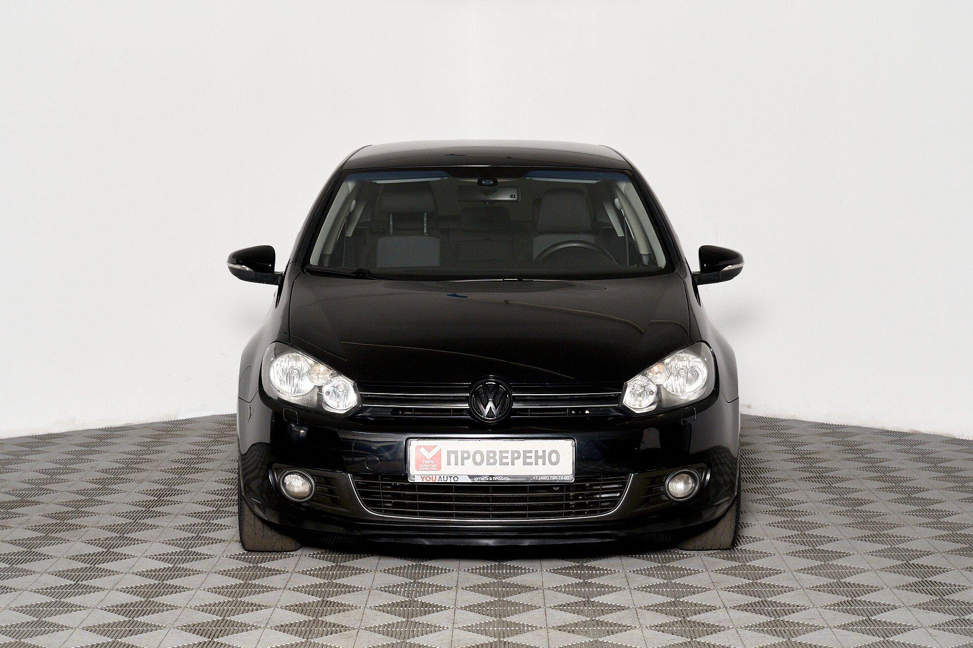 Volkswagen Golf 2012, черный