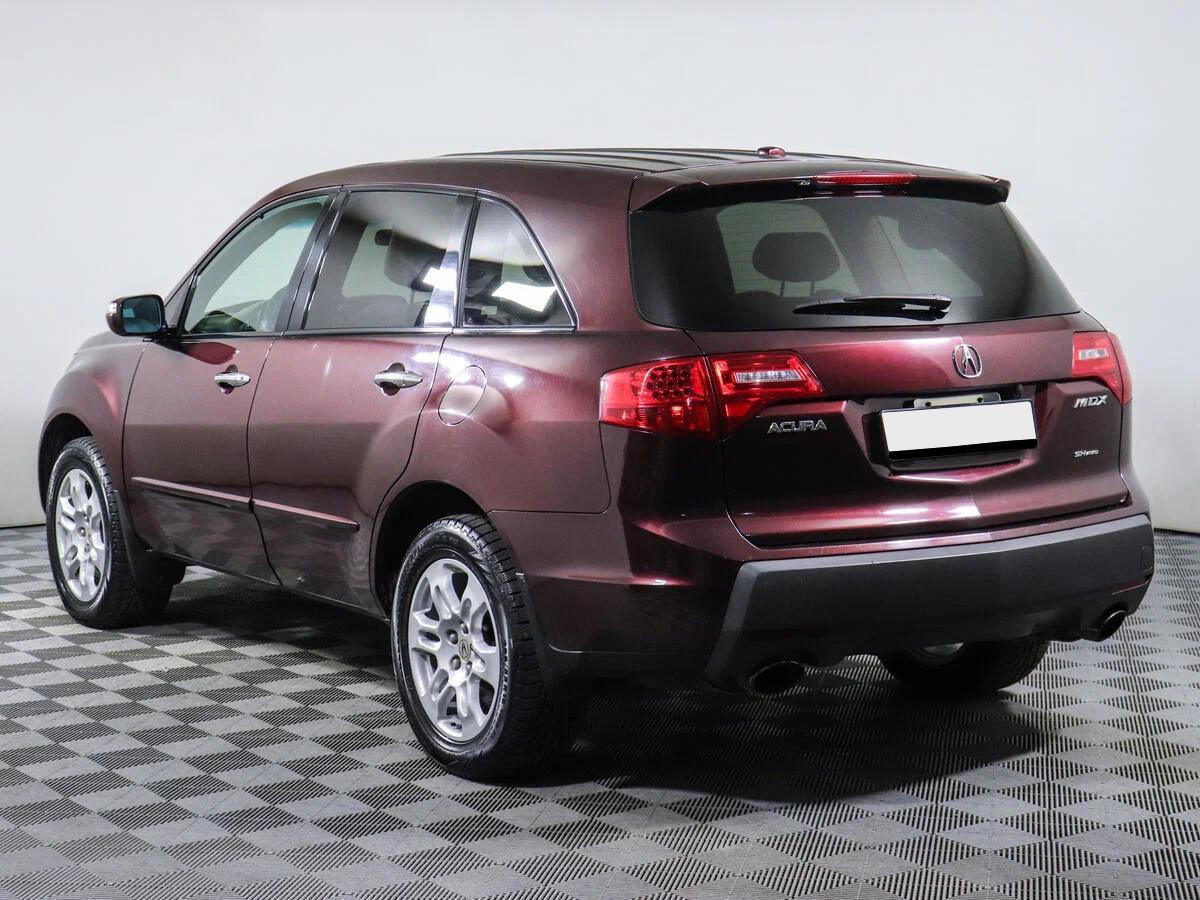 Acura MDX 2008, красный