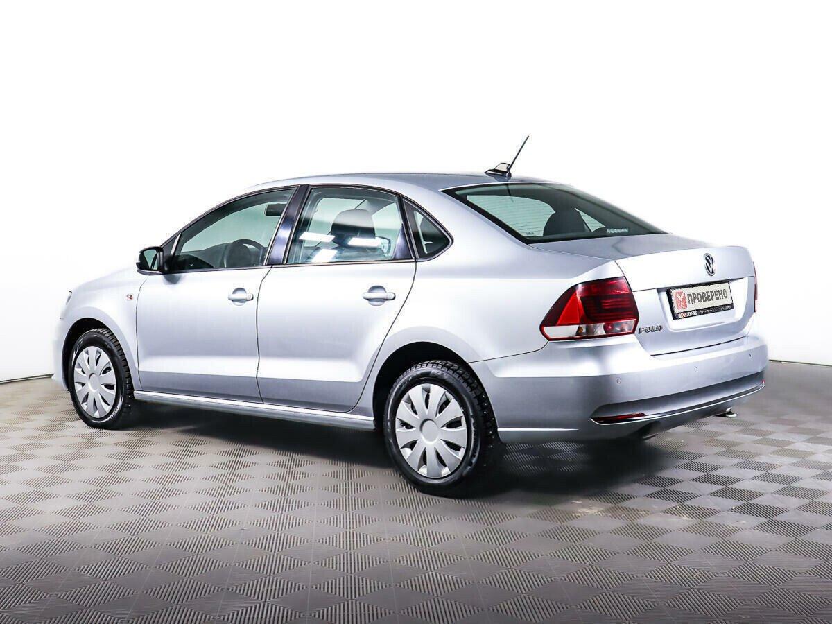 Volkswagen Polo 2019, серебряный