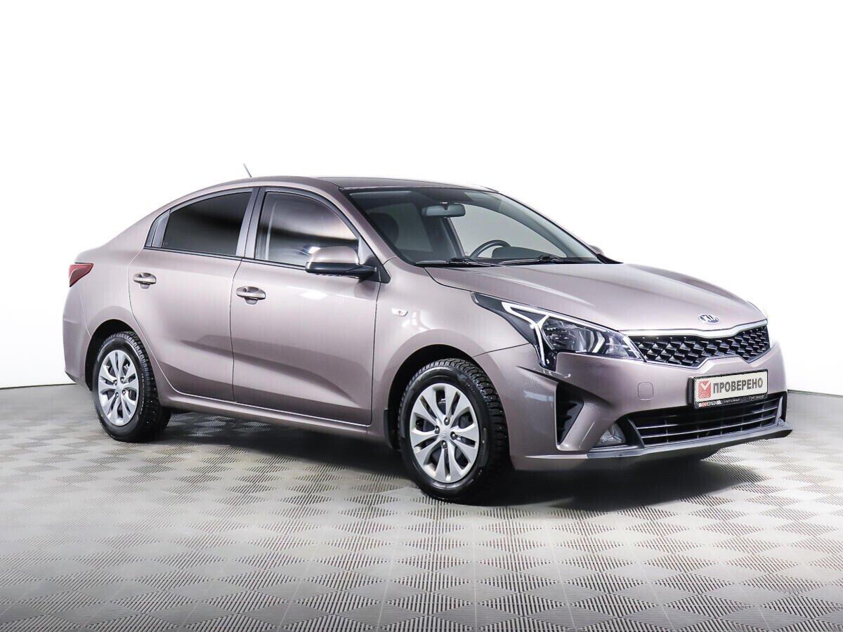 Kia Rio 2022, коричневый