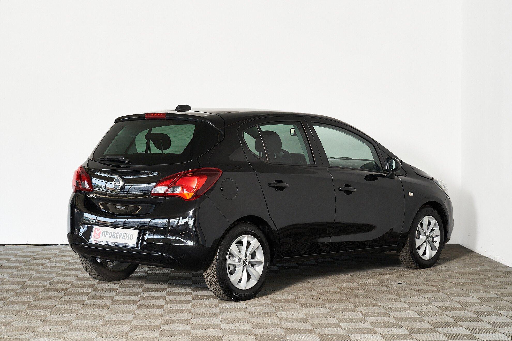 Opel Corsa 2018, черный