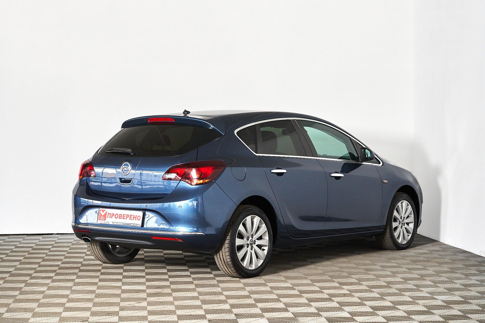Opel Astra 2013, синий