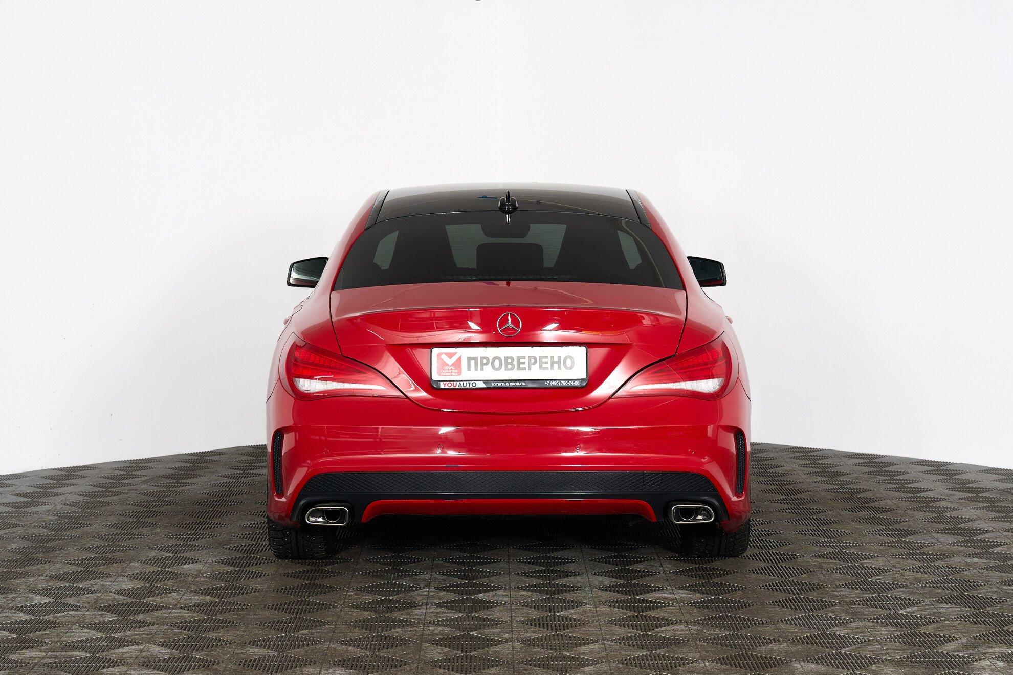 Mercedes-Benz CLA 2014, красный