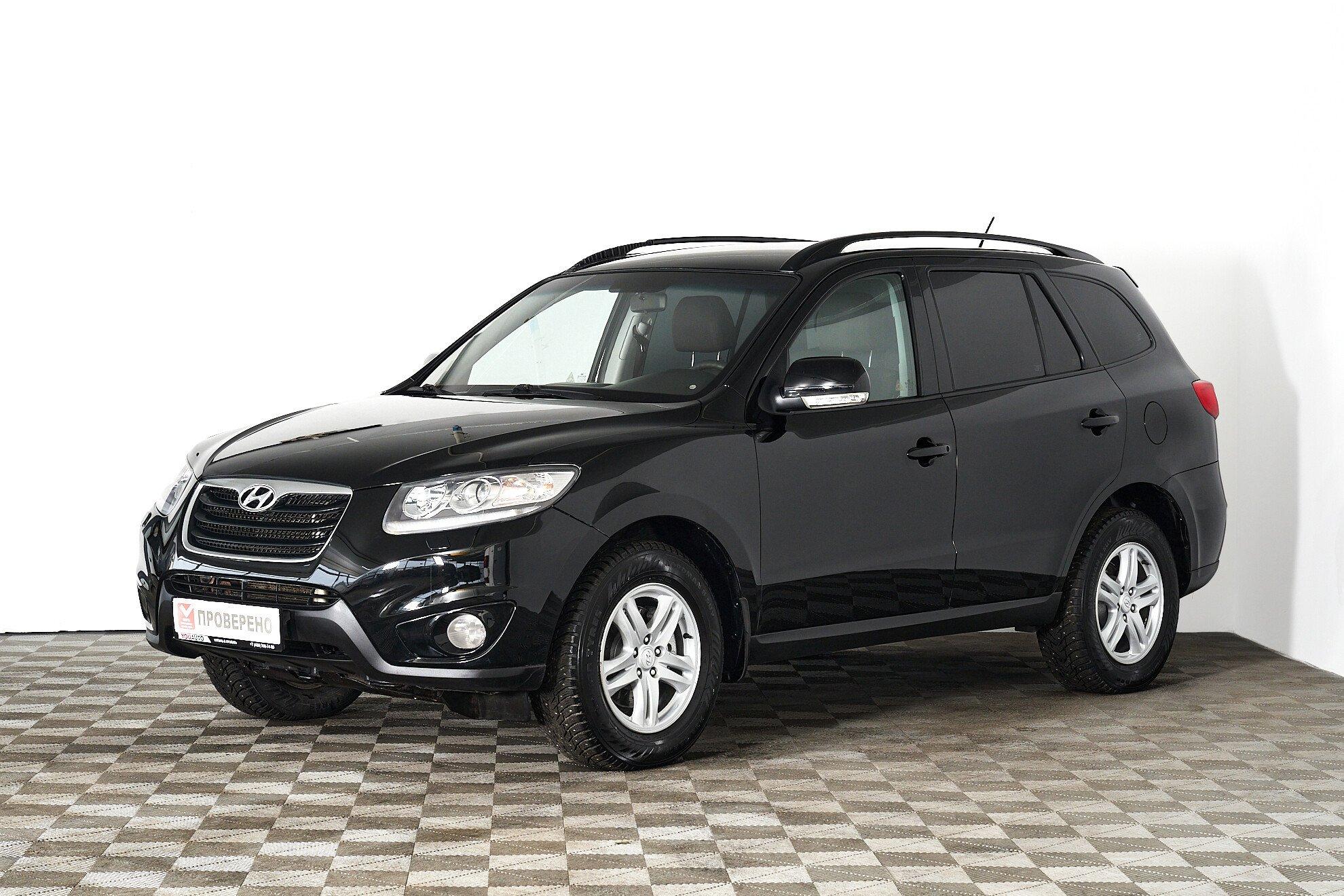 Hyundai Santa Fe 2011, черный