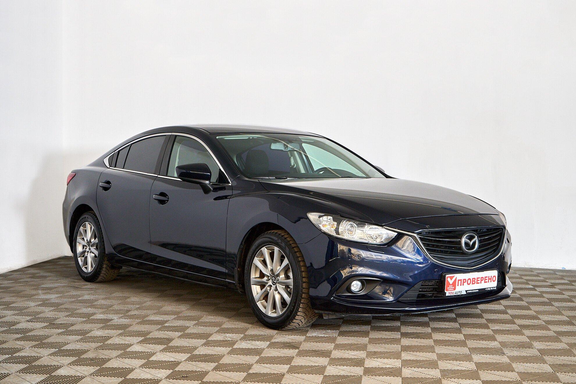 Mazda 6 2014, синий