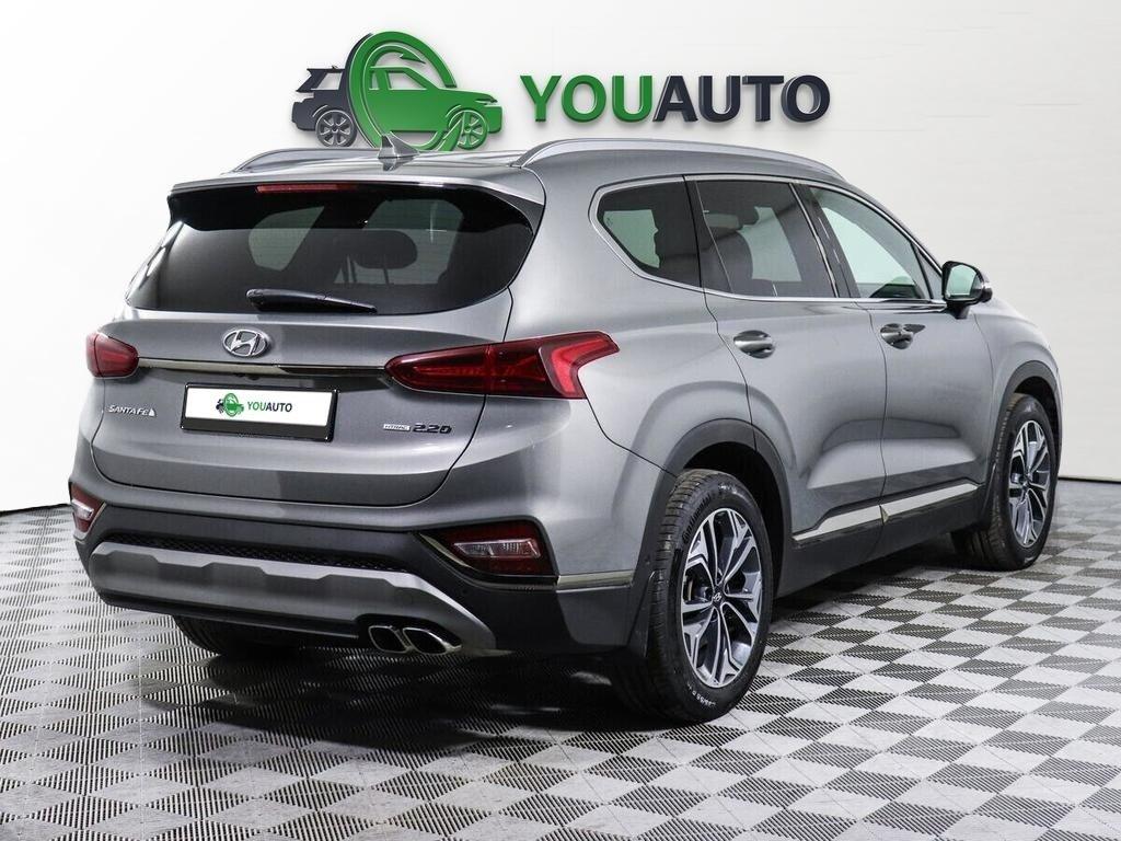 Hyundai Santa Fe 2021, серый