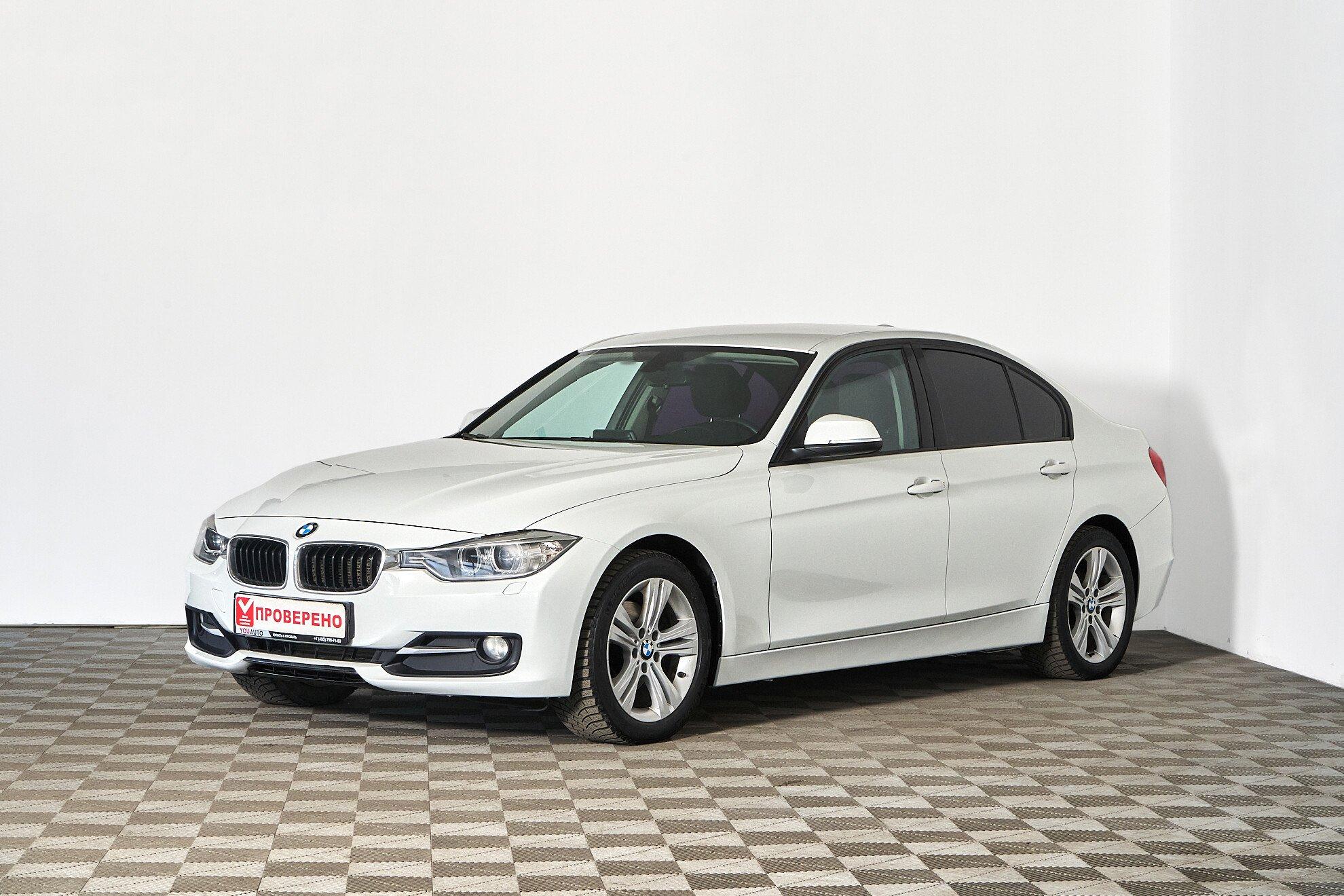 BMW 3 серии 2013, белый