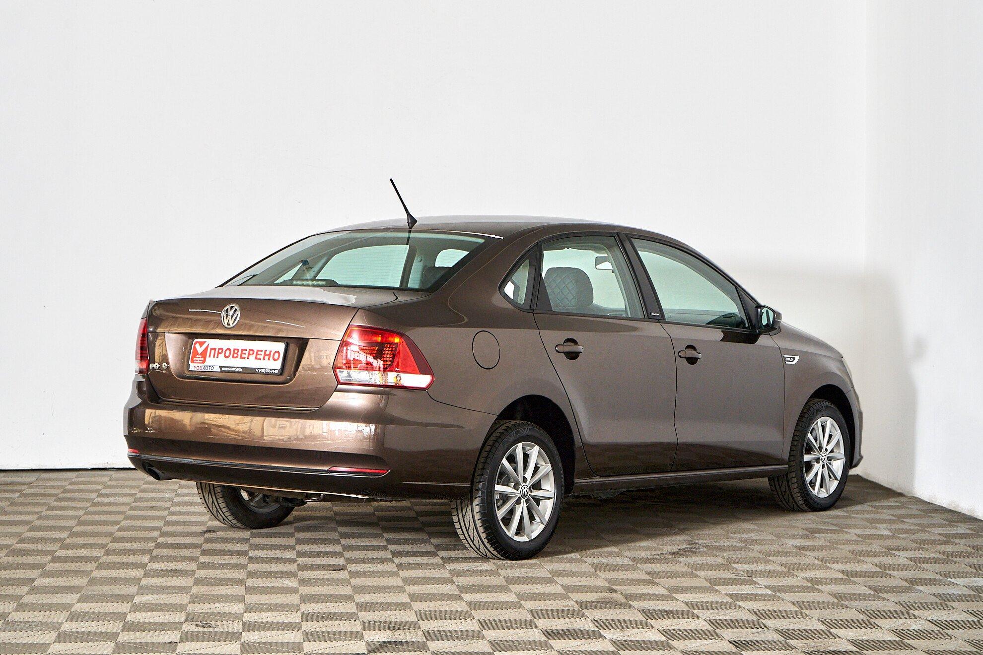 Volkswagen Polo 2019, коричневый