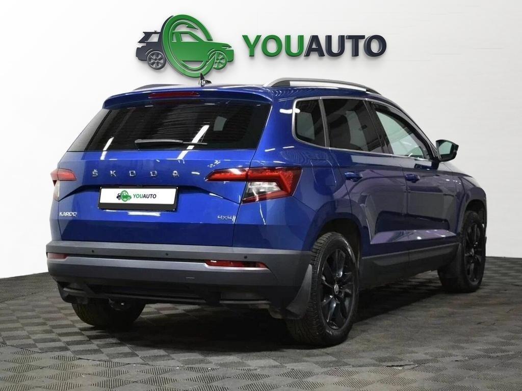 Skoda Karoq 2021, синий