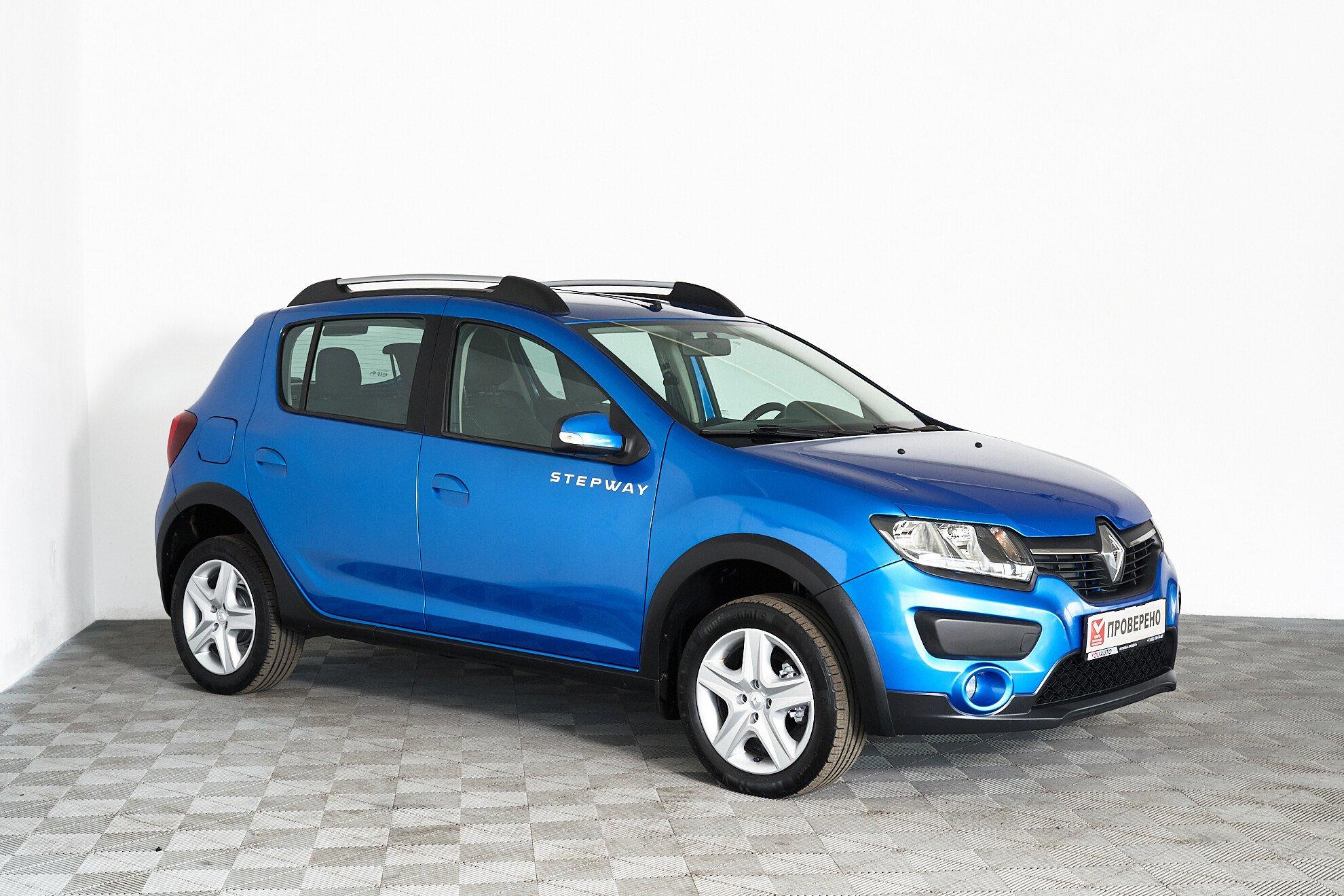 Renault Sandero 2018, синий