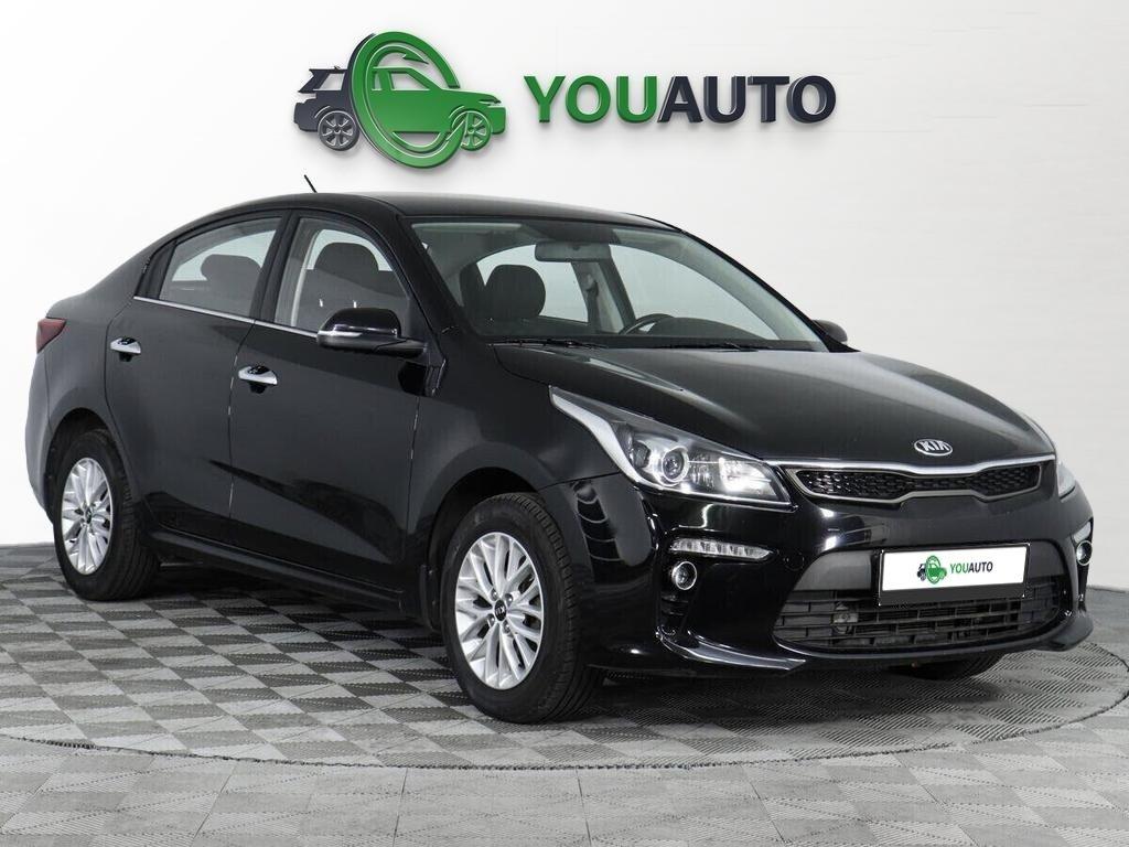Kia Rio 2018, черный