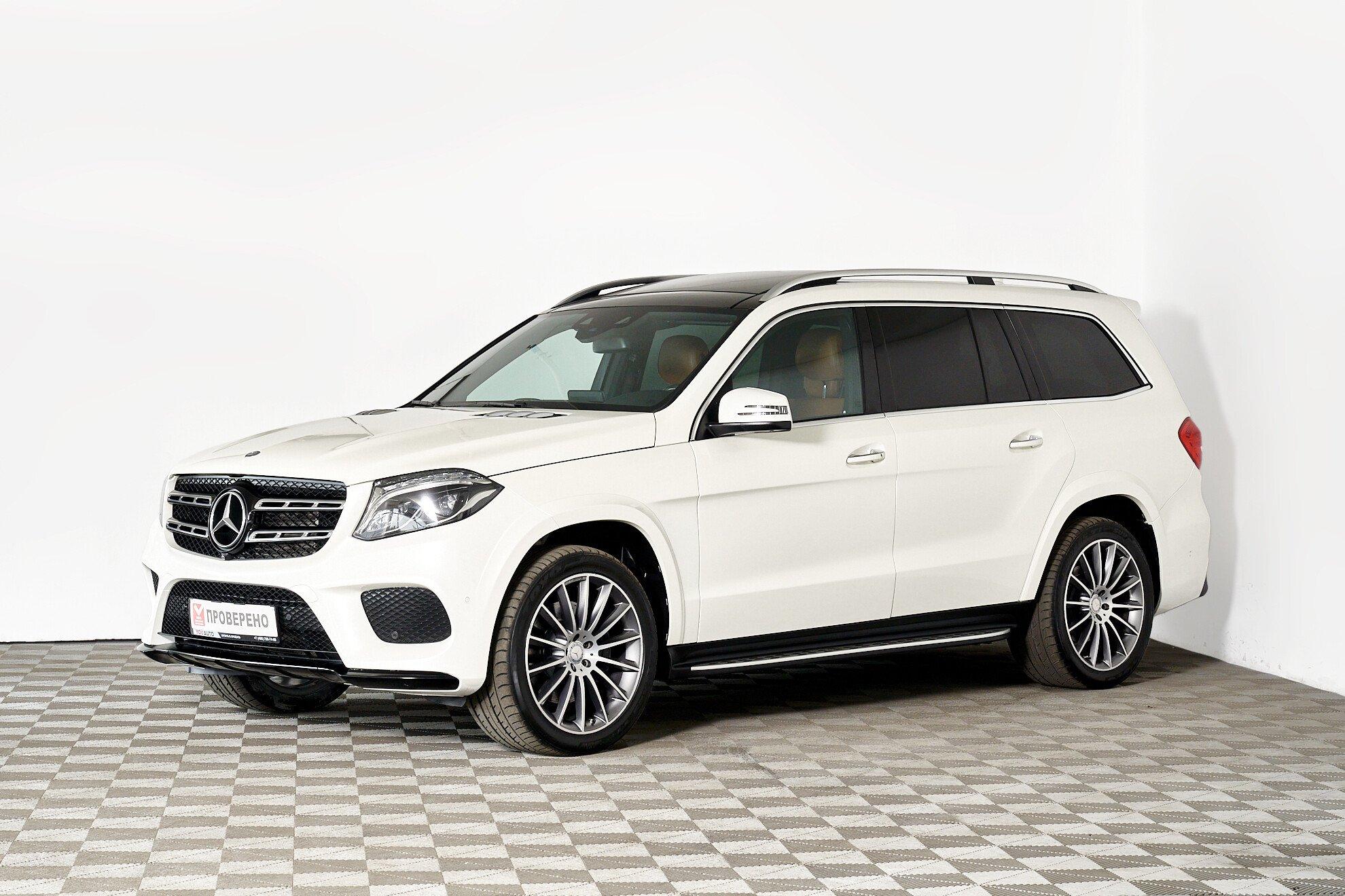 Mercedes-Benz GLS 2016, белый