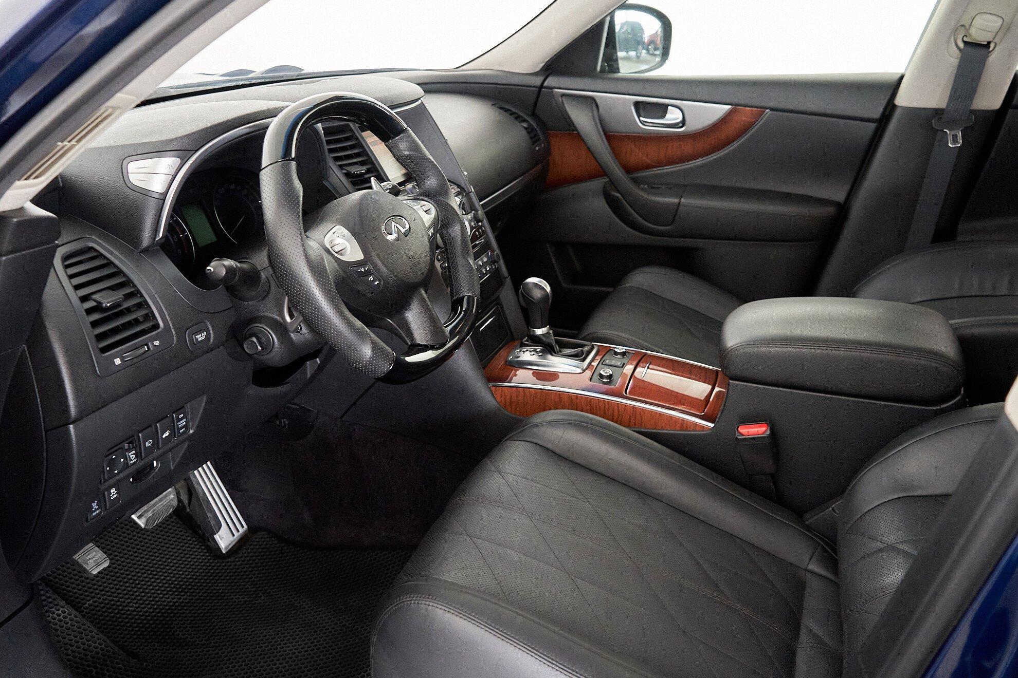 Infiniti QX70 2013, синий