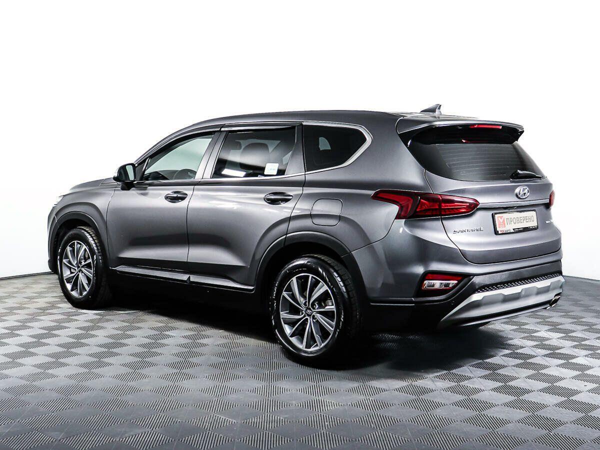 Hyundai Santa Fe 2018, серый